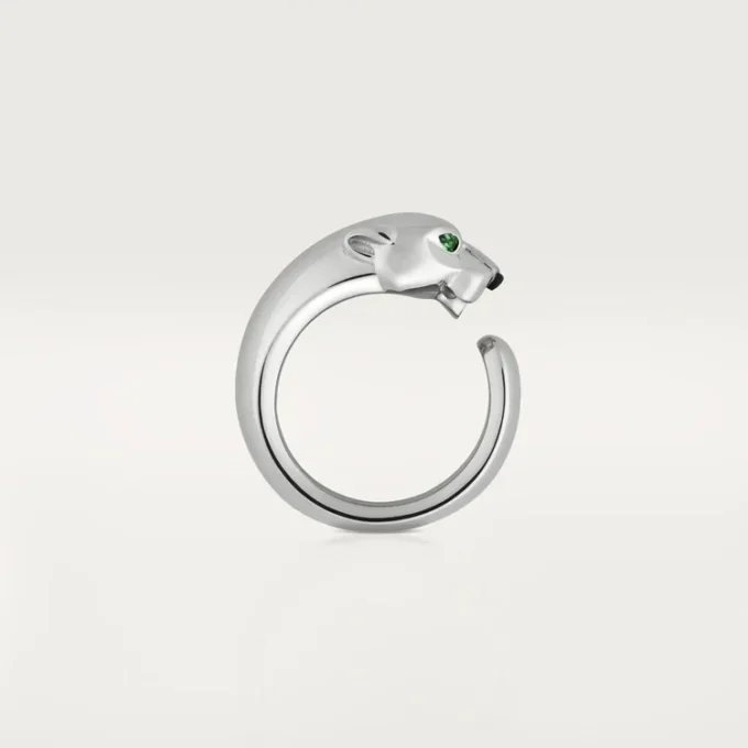 Panthere De Cartier-ring – hvitt gull, tsavorittgranater, onyx – Cartier