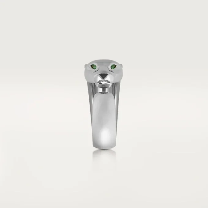 Panthere De Cartier-ring – hvitt gull, tsavorittgranater, onyx – Cartier