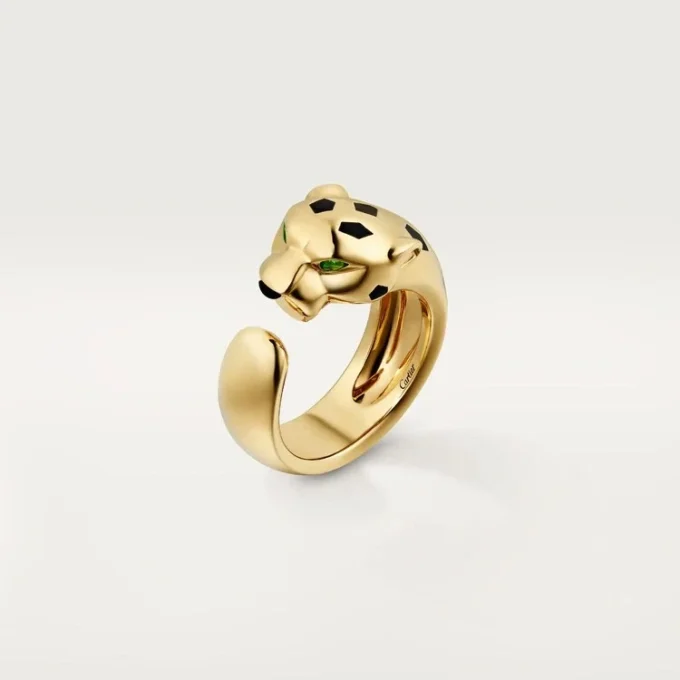 Panthere De Cartier-ring i gult gull og onyx | Cartier Us