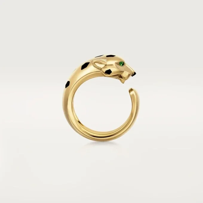 Panthere De Cartier-ring i gult gull og onyx | Cartier Us