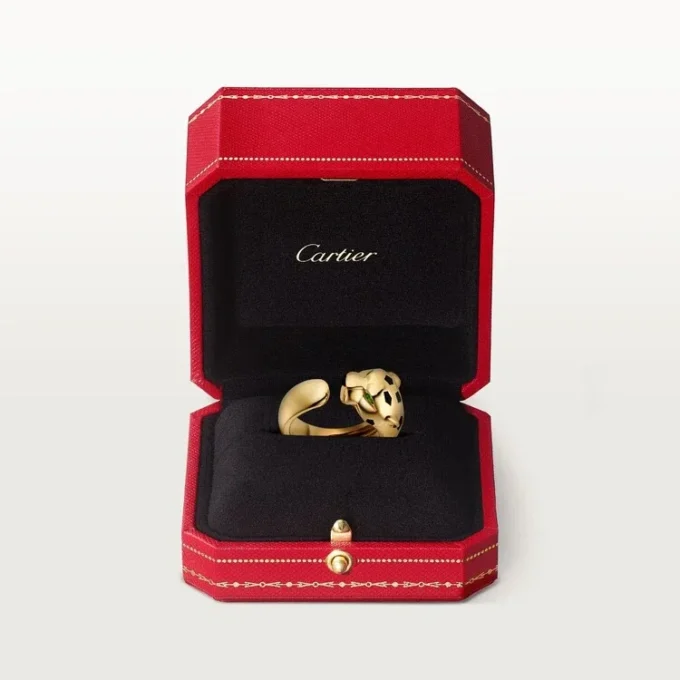 Panthere De Cartier-ring i gult gull og onyx | Cartier Us