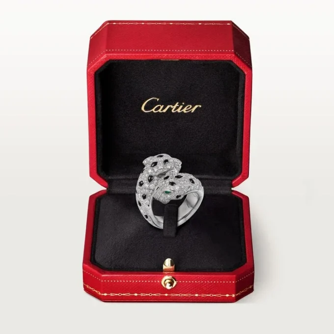 Panthere De Cartier-ring, leddet, pavé
