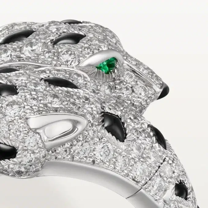 Panthere De Cartier-ring, leddet, pavé