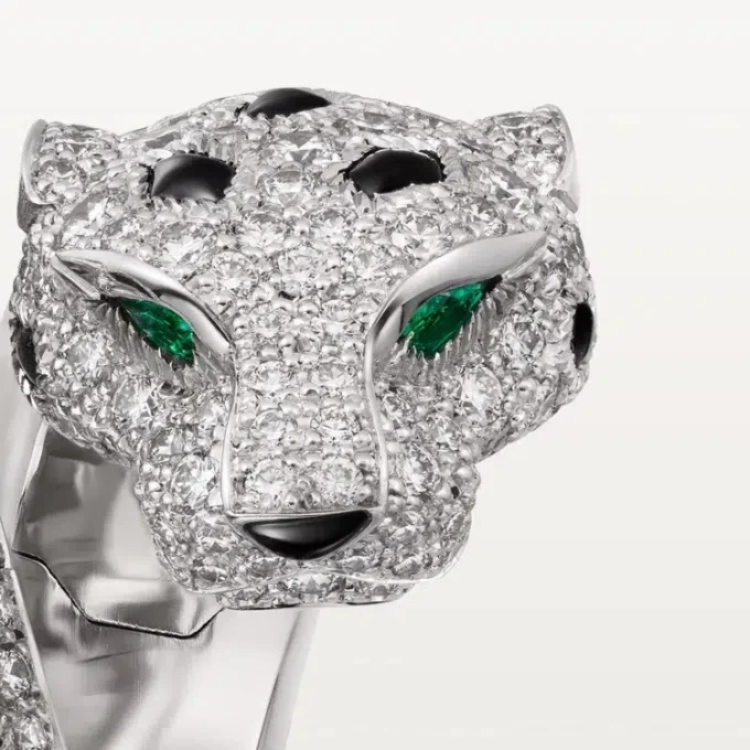 Panthere De Cartier-ring, leddet, pavé