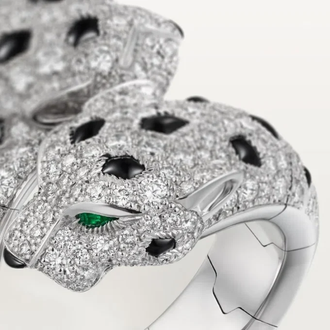 Panthere De Cartier-ring, leddet, pavé