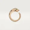 Panthere De Cartier-ring, medium modell, pavé