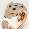Panthere De Cartier-ring, medium modell, pavé