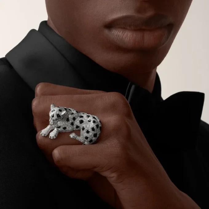 Panthere De Cartier-ring, pavé
