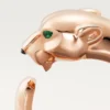 Panthere De Cartier-ring – rosa gull, tsavorittgranater, onyx – Cartier