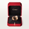 Panthere De Cartier-ring – rosa gull, tsavorittgranater, onyx – Cartier