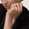 Panthere De Cartier-ring – rosa gull, tsavorittgranater, onyx, svart lakk, diamanter – Cartier