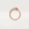 Panthere De Cartier-ring – Rosagull, onyx, smaragder, diamanter – Cartier