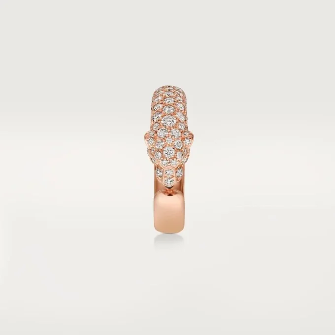 Panthere De Cartier-ring – Rosagull, onyx, smaragder, diamanter – Cartier