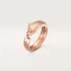 Panthere De Cartier-ring – Rosagull, tsavoritt-granater, onyx – Cartier
