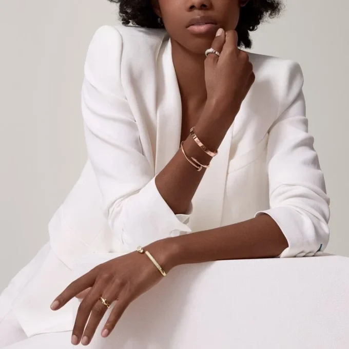 Panthere De Cartier-ring – Rosagull, tsavoritt-granater, onyx – Cartier