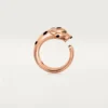 Panthere De Cartier-ring – Rosagull, tsavoritt-granater, onyx – Cartier