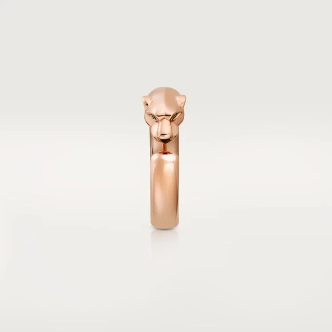 Panthere De Cartier-ring – Rosagull, tsavoritt-granater, onyx – Cartier