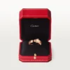 Panthere De Cartier-ring – Rosagull, tsavoritt-granater, onyx – Cartier