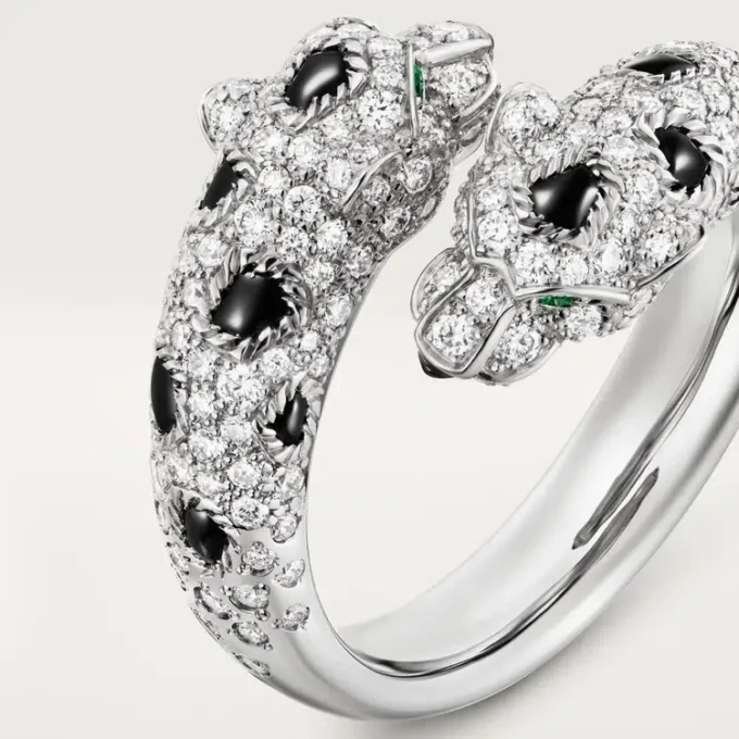 Panthere De Cartier-ring, semi-paved