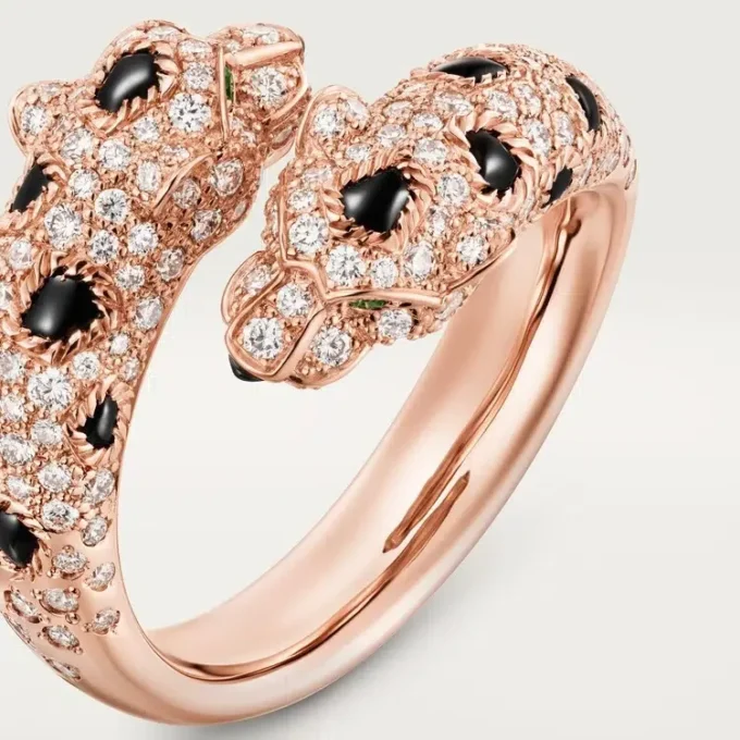 Panthere De Cartier-ring, semi-paved