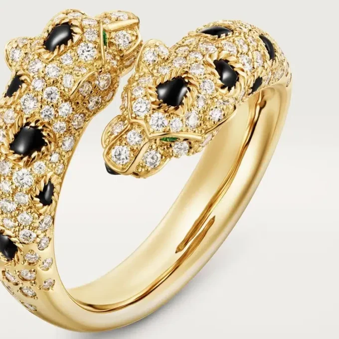 Panthere De Cartier-ring, semi-paved