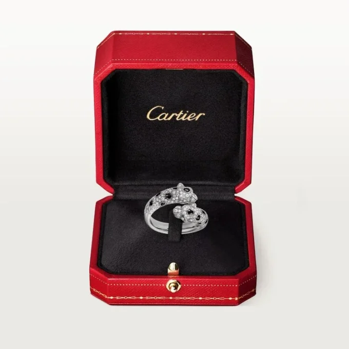 Panthere De Cartier-ring, semi-paved