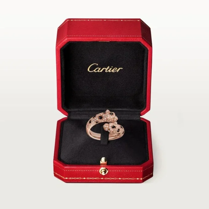 Panthere De Cartier-ring, semi-paved