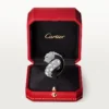Panthere De Cartier-ring, svart lakk, pavé