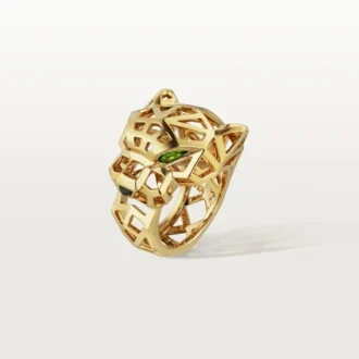 Panthere De Cartier-ring – tsavoritt og gult gull | Cartier Us