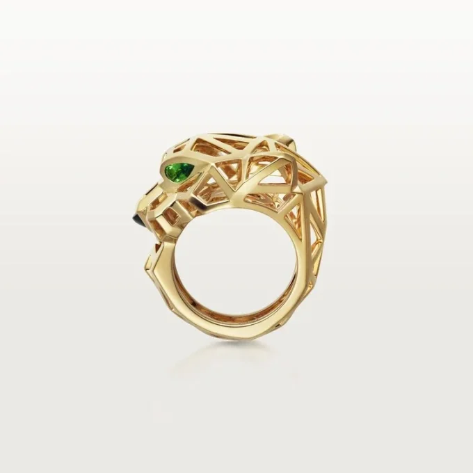 Panthere De Cartier-ring – tsavoritt og gult gull | Cartier Us