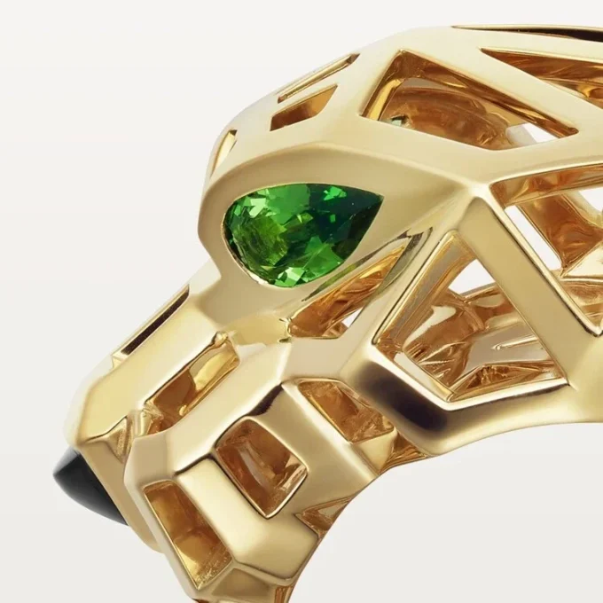 Panthere De Cartier-ring – tsavoritt og gult gull | Cartier Us