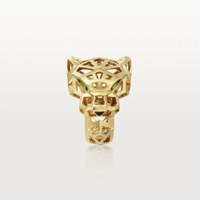 Panthere De Cartier-ring – tsavoritt og gult gull | Cartier Us