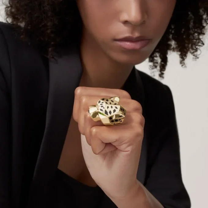 Panthere De Cartier stor ring, gult gull | Cartier Us