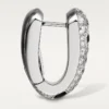 Panthere Diamond små hoop-øreringer, hvitt gull | Cartier Us