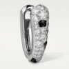 Panthere Diamond små hoop-øreringer, hvitt gull | Cartier Us
