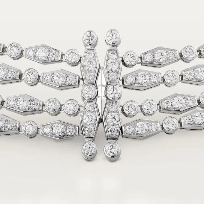 Pluie De Cartier-halskjede, diamanter