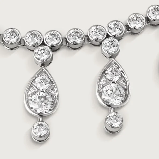 Pluie De Cartier-halskjede, diamanter
