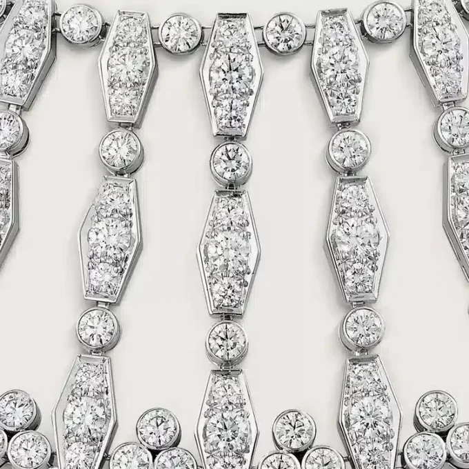 Pluie De Cartier-halskjede, diamanter