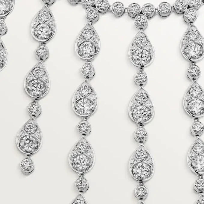 Pluie De Cartier-halskjede, diamanter