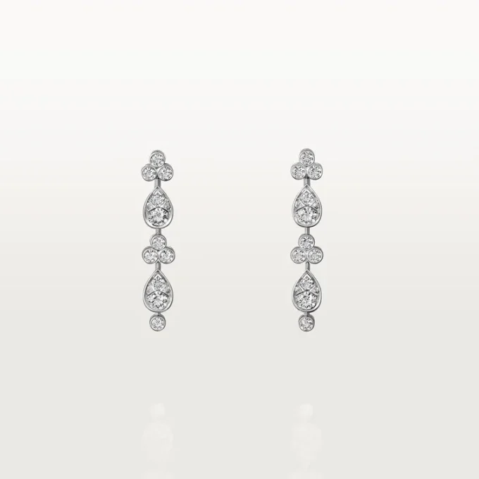 Pluie De Cartier-øreringer – hvitt gull, diamanter – Cartier