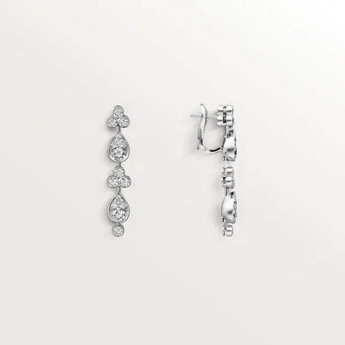 Pluie De Cartier-øreringer – hvitt gull, diamanter – Cartier