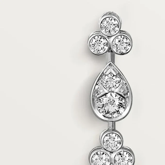 Pluie De Cartier-øreringer – hvitt gull, diamanter – Cartier