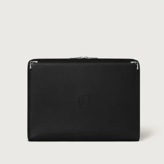 Portefølje, Must De Cartier – svart kalveskinn, palladiumfinish – Cartier