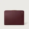 Portfolio, Must De Cartier – burgunder kalveskinn, gullfinish – Cartier