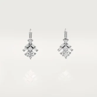 Reflection De Cartier Øredobber – Hvitt gull, diamanter – Cartier