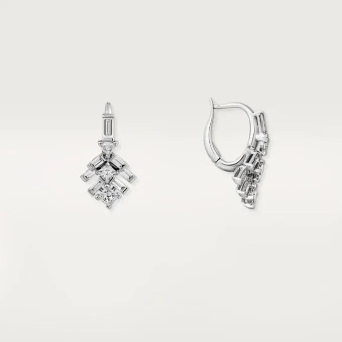 Reflection De Cartier Øredobber – Hvitt gull, diamanter – Cartier