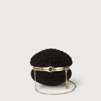 Rund heklet veske, Cartier Soir