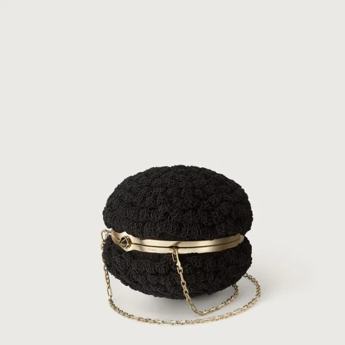 Rund heklet veske, Cartier Soir