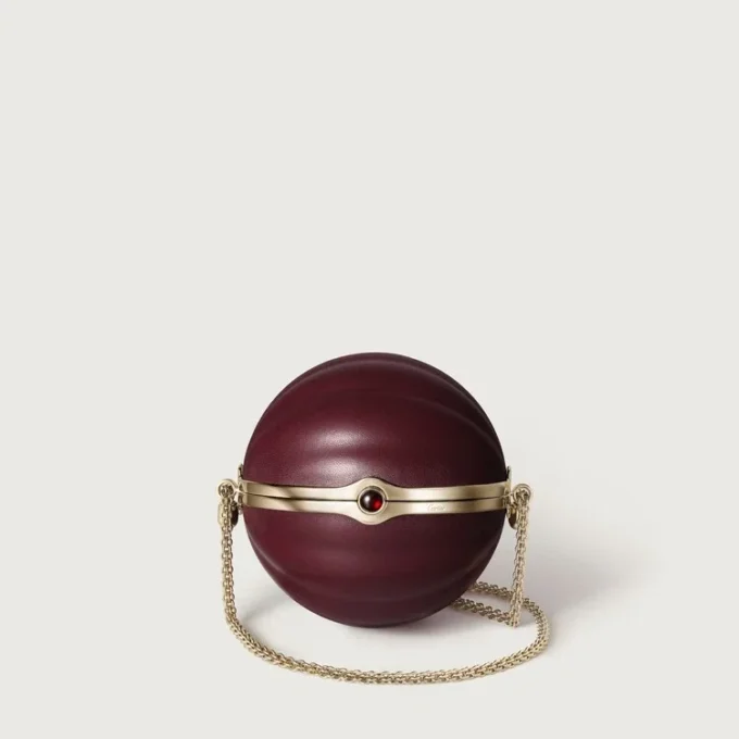 Rund veske med gadroon-motiv, Cartier Soir
