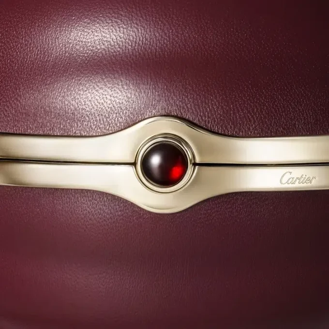 Rund veske med gadroon-motiv, Cartier Soir